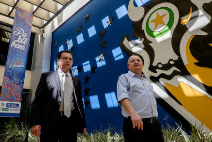 Pedro Taques e Eduardo Botelho