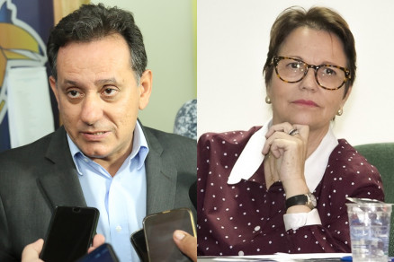 Nilson Leitão e Teresa Cristina