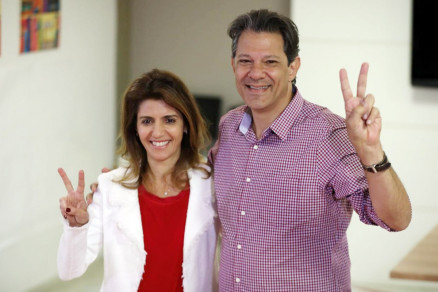 Haddad e Ana Estela